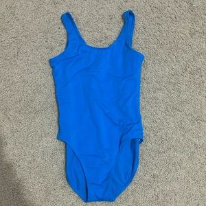 weissman torquoise tank leotard